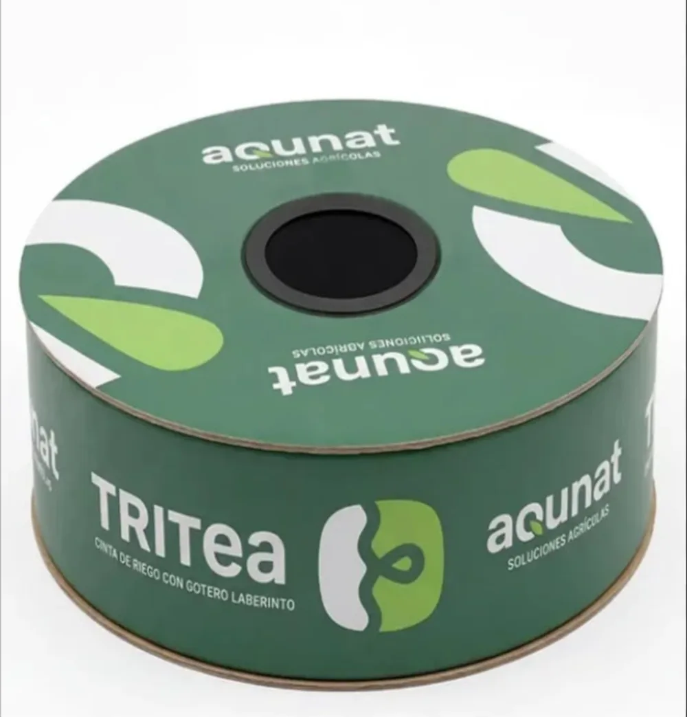 Rollo de cinta de riego Tritea de Acunat, con gotero laberinto